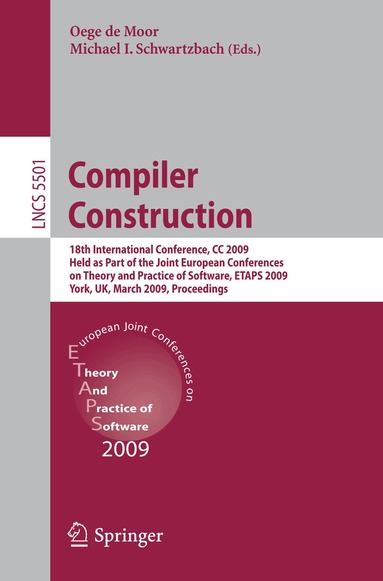 Oege de Moor, Michael I. Schwartzbach - Compiler Construction, Häftad
