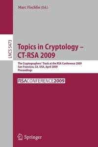 bokomslag Topics in Cryptology - CT-RSA 2009