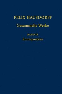bokomslag Felix Hausdorff - Gesammelte Werke Band IX