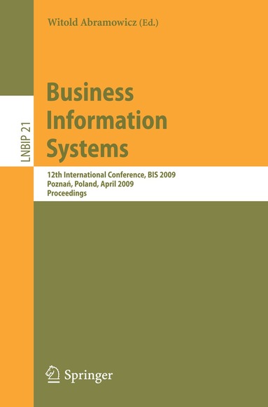 Witold Abramowicz - Business Information Systems, Häftad