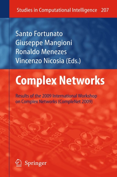 Ronaldo Menezes, Santo Fortunato, Giuseppe Mangioni, Vincenzo Nicosia - Complex Networks, Inbunden