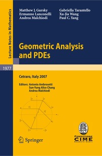 bokomslag Geometric Analysis and PDEs