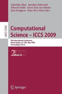 bokomslag Computational Science  ICCS 2009