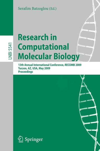 Serafim Batzoglou - Research in Computational Molecular Biology, Häftad