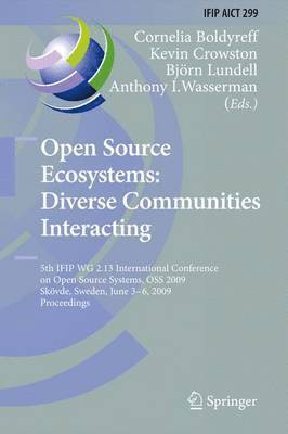 Open Source Ecosystems: Diverse Communities Interacting 1