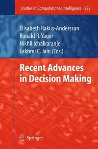 bokomslag Recent Advances in Decision Making