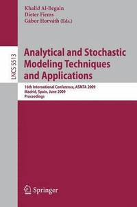 bokomslag Analytical and Stochastic Modeling Techniques and Applications