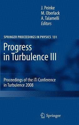 bokomslag Progress in Turbulence III