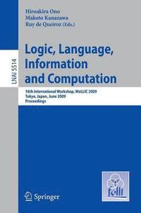 bokomslag Logic, Language, Information and Computation