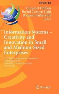 bokomslag Information Systems -- Creativity and Innovation in Small and Medium-Sized Enterprises