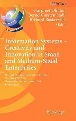 bokomslag Information Systems -- Creativity and Innovation in Small and Medium-Sized Enterprises