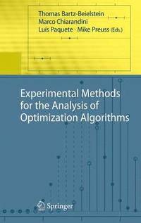 bokomslag Experimental Methods for the Analysis of Optimization Algorithms