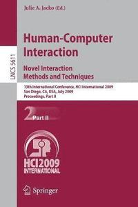bokomslag Human-Computer Interaction. Novel Interaction Methods and Techniques