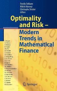 bokomslag Optimality and Risk - Modern Trends in Mathematical Finance