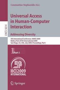 bokomslag Universal Access in Human-Computer Interaction. Addressing Diversity