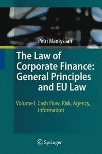 bokomslag The Law of Corporate Finance: General Principles and EU Law