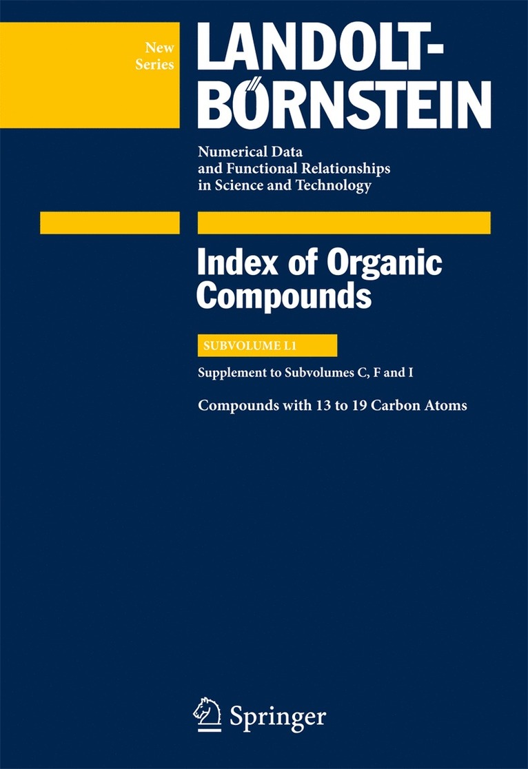 G. Peters - Compounds with 13 to 19 Carbon Atoms, Inbunden