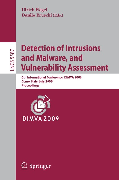 Ulrich Flegel, Danilo Bruschi - Detection of Intrusions and Malware, and Vulnerability Assessment, Häftad