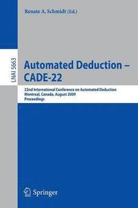 bokomslag Automated Deduction  CADE-22