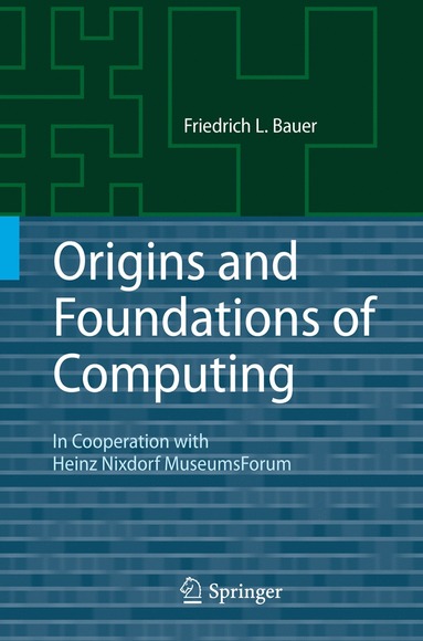 bokomslag Origins and Foundations of Computing