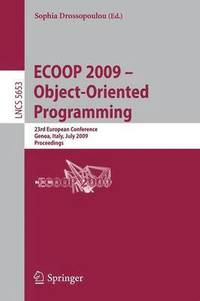 bokomslag ECOOP 2009 -- Object-Oriented Programming