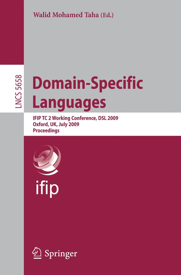 Walid Mohamed Taha - Domain-Specific Languages, Häftad