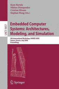 bokomslag Embedded Computer Systems: Architectures, Modeling, and Simulation