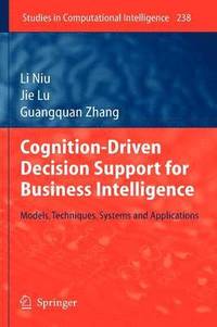 bokomslag Cognition-Driven Decision Support for Business Intelligence