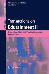 bokomslag Transactions on Edutainment II
