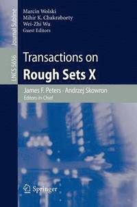 bokomslag Transactions on Rough Sets X