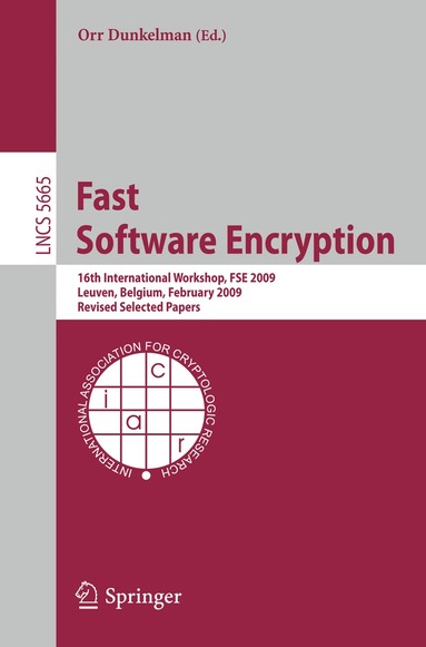 Orr Dunkelman - Fast Software Encryption, Häftad