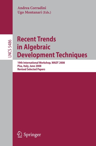 Andrea Corradini, Ugo Montanari - Recent Trends in Algebraic Development Techniques, Häftad