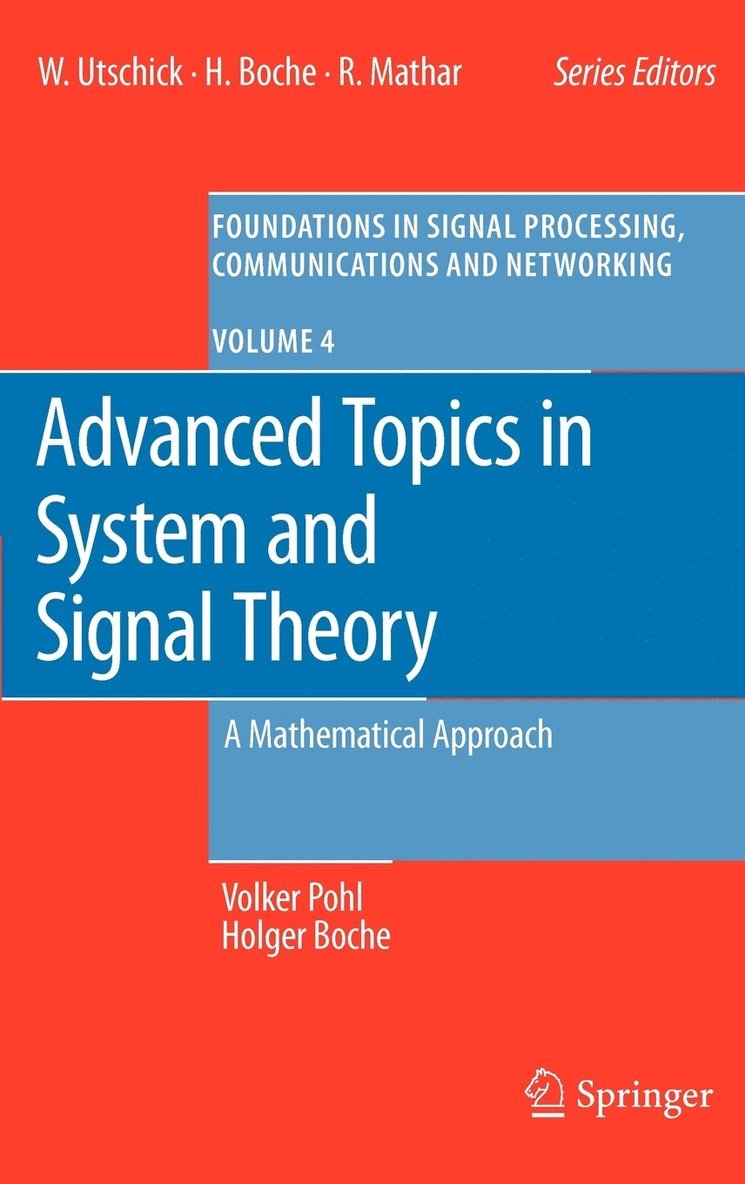 Advanced Topics in System and Signal Theory 1