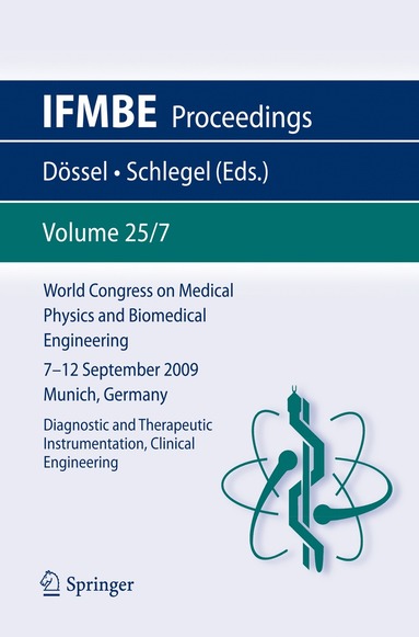 bokomslag World Congress on Medical Physics and Biomedical Engineering September 7 - 12, 2009 Munich, Germany