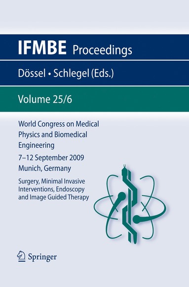 bokomslag World Congress on Medical Physics and Biomedical Engineering September 7 - 12, 2009 Munich, Germany