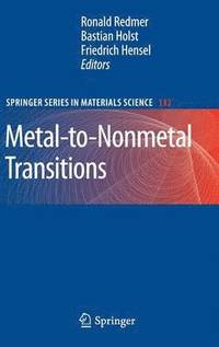 bokomslag Metal-to-Nonmetal Transitions