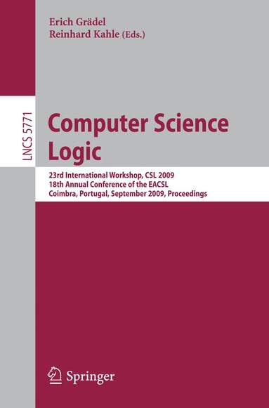 Erich Grädel, Reinhard Kahle - Computer Science Logic, Häftad
