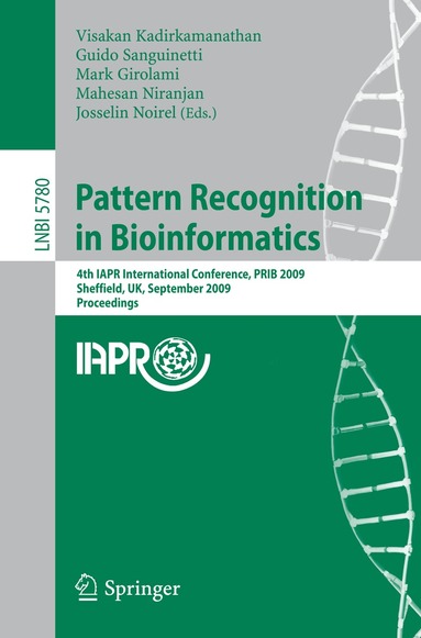 Visakan Kadirkamanathan, Guido Sanguinetti, Mark Girolami, Mahesan Niranjan, Josselin Noirel - Pattern Recognition in Bioinformatics, Häftad