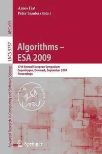 bokomslag Algorithms - ESA 2009