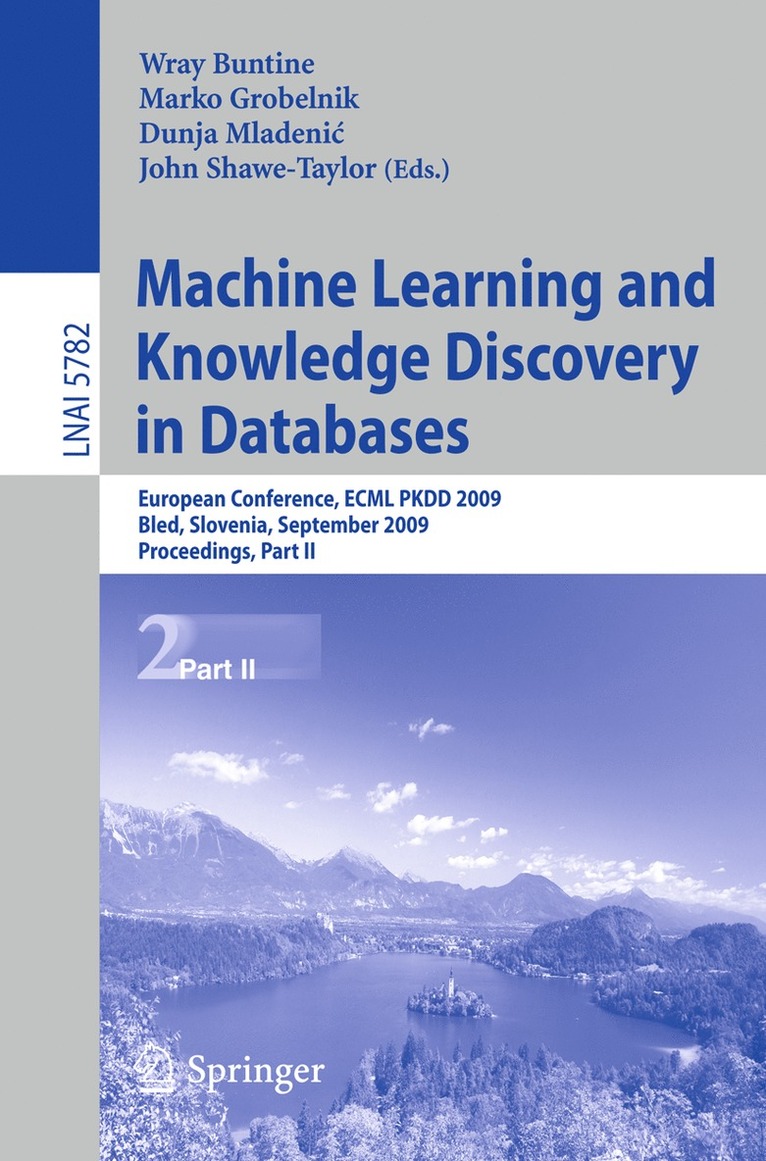 Machine Learning and Knowledge Discovery in Databases 1