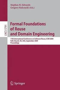 bokomslag Formal Foundations of Reuse and Domain Engineering