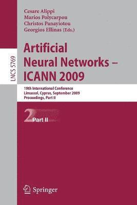 Artificial Neural Networks  ICANN 2009 1
