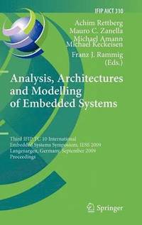 bokomslag Analysis, Architectures and Modelling of Embedded Systems