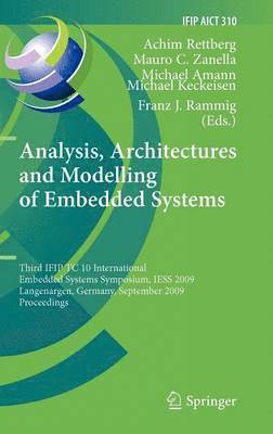 bokomslag Analysis, Architectures and Modelling of Embedded Systems