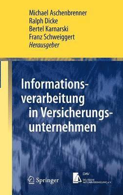 bokomslag Informationsverarbeitung in Versicherungsunternehmen