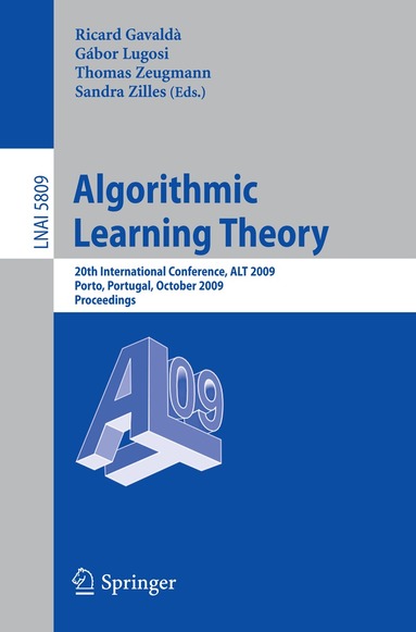 Ricard Gavaldà, Gabor Lugosi, Thomas Zeugmann, Sandra Zilles - Algorithmic Learning Theory, Häftad