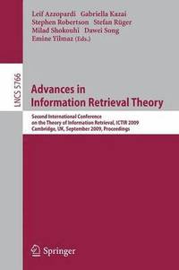 bokomslag Advances in Information Retrieval Theory