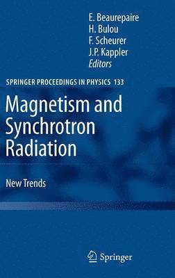 Magnetism and Synchrotron Radiation 1