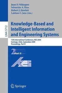 bokomslag Knowledge-Based and Intelligent Information and Engineering Systems
