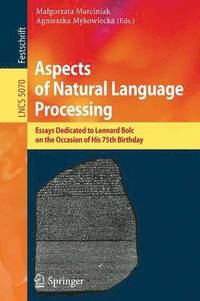 bokomslag Aspects of Natural Language Processing